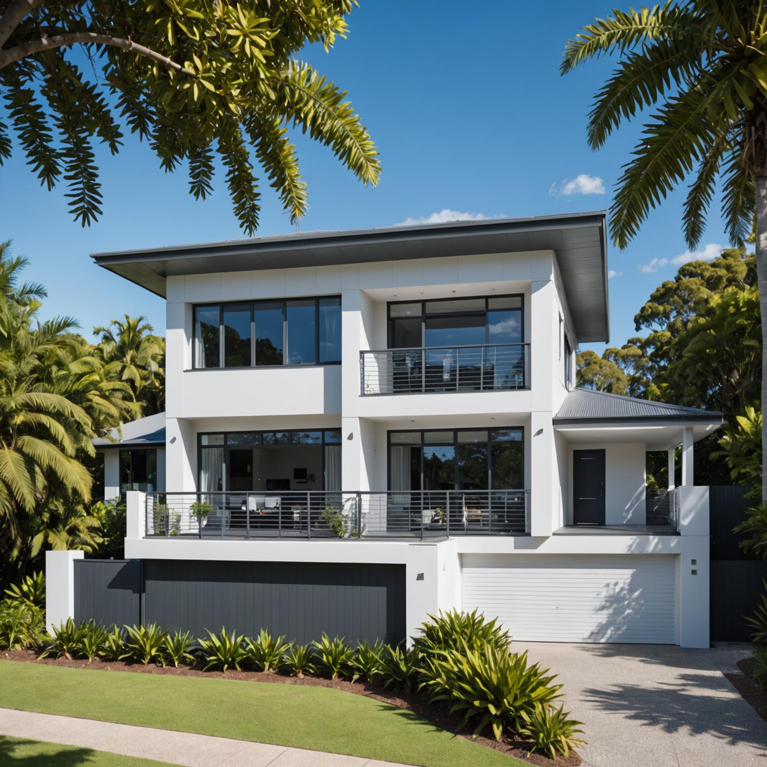 Aluminium shutters on an exterior facade